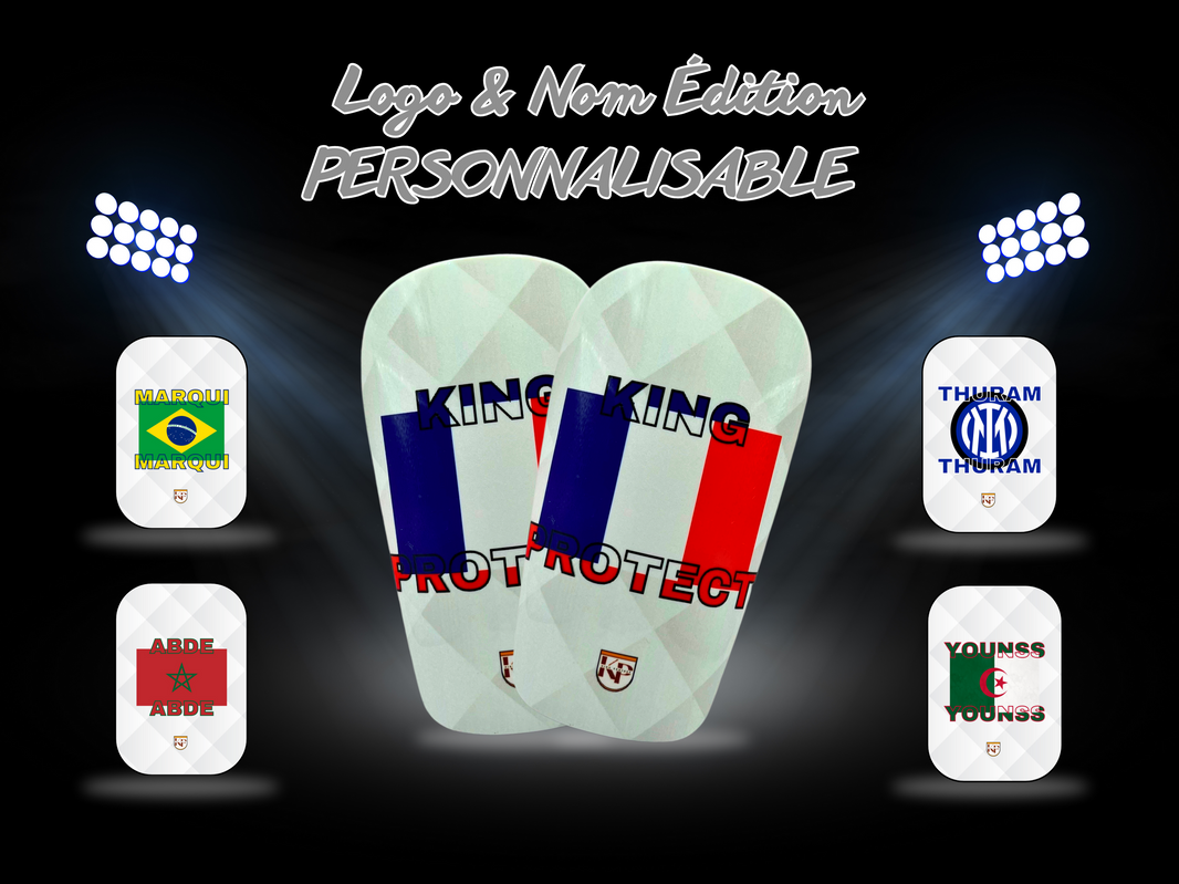 Mini Protège-tibias De Foot Pour Enfants – 2 Paires Avec Supports En Silicone – Léger Et Protecteur